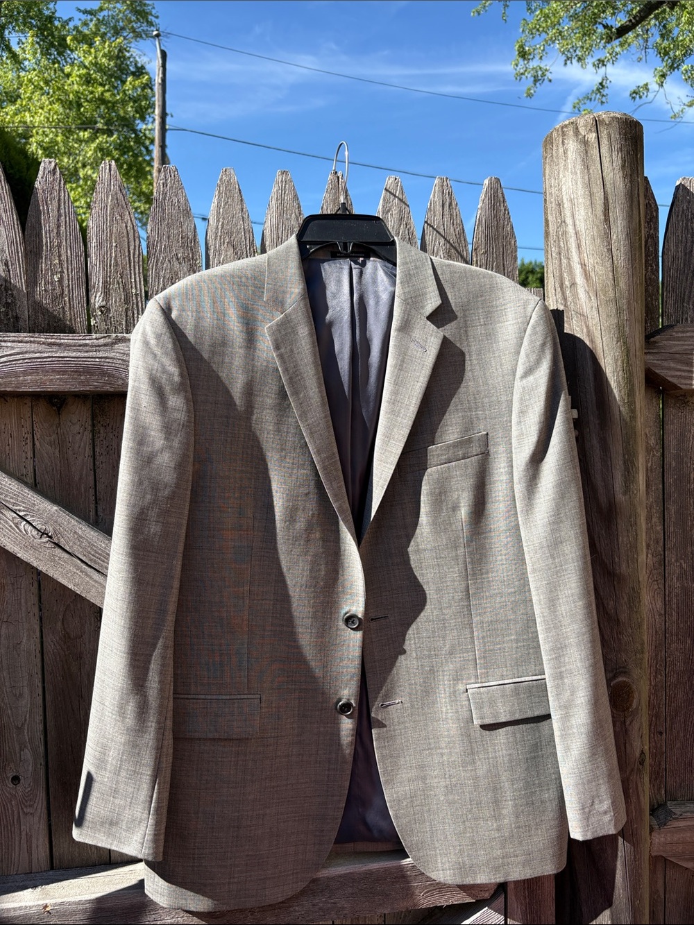 Egara 42R light gray blazer!